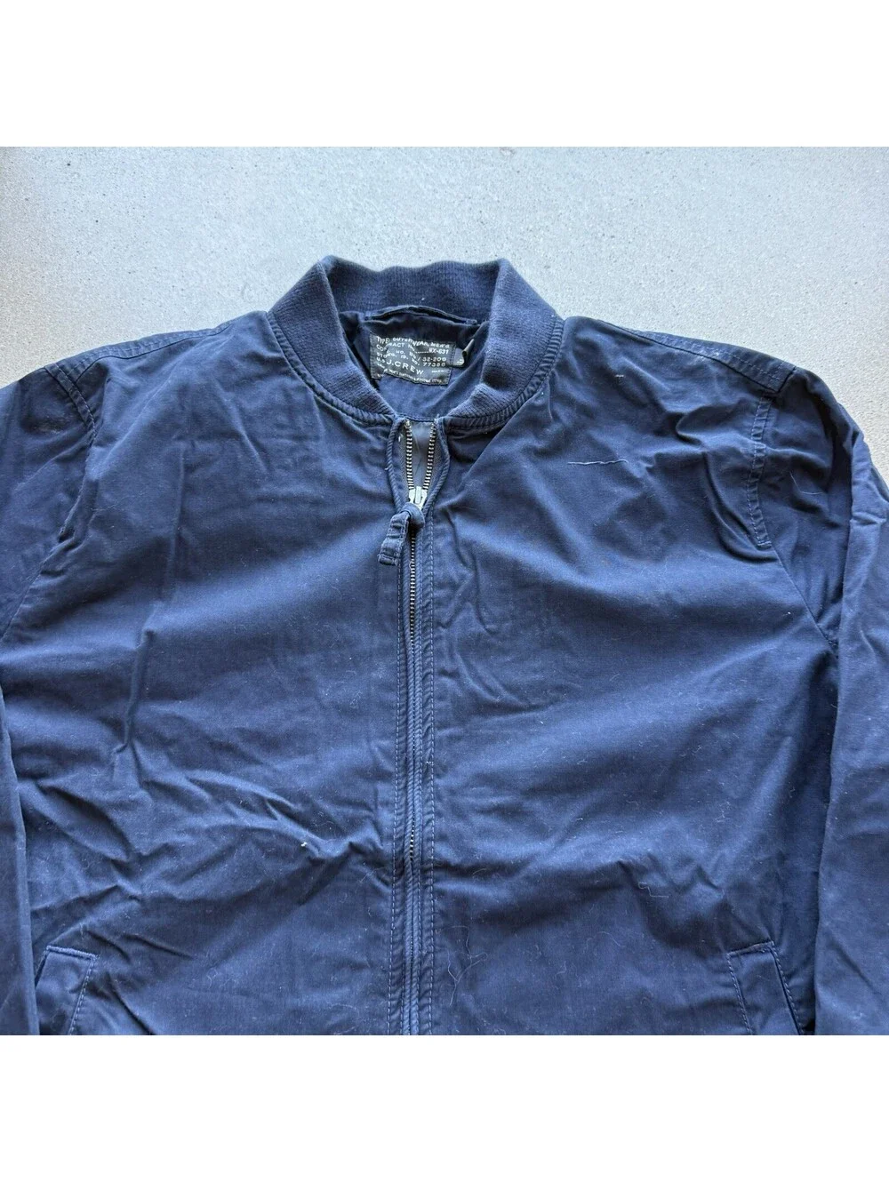 J.Crew Harrington Full Zip Bomber Flight Jacket  Men's Size L